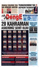 MANİSA'DA DENGE