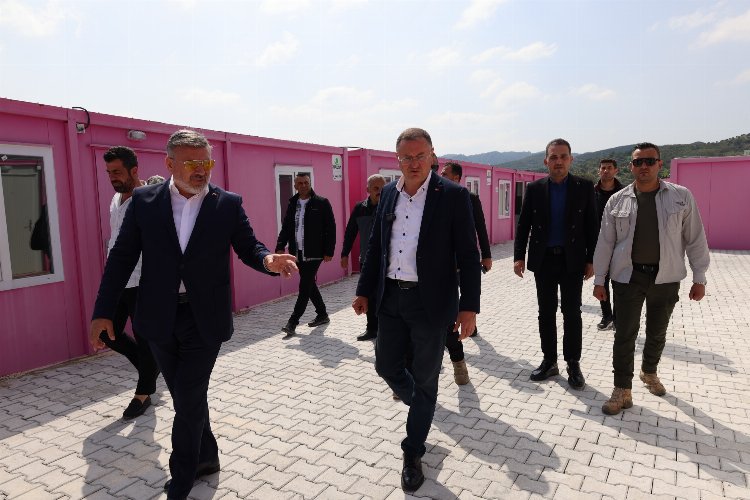 Hatay’da tamamlanan konteynerler hizmete açıldı