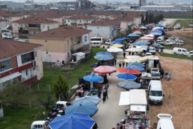 İnegöl’de Cumhuriyet Mahallesi semt pazarı kurulmaya başladı