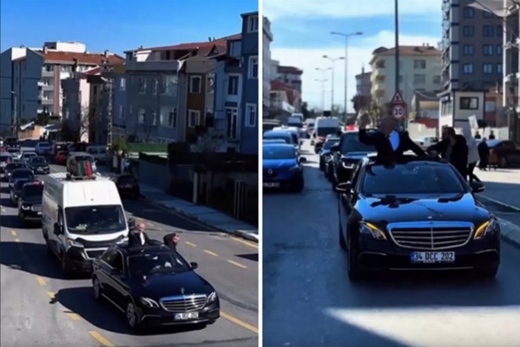 İstanbul’da muhtar adayının çakarlı konvoyuna soruşturma!