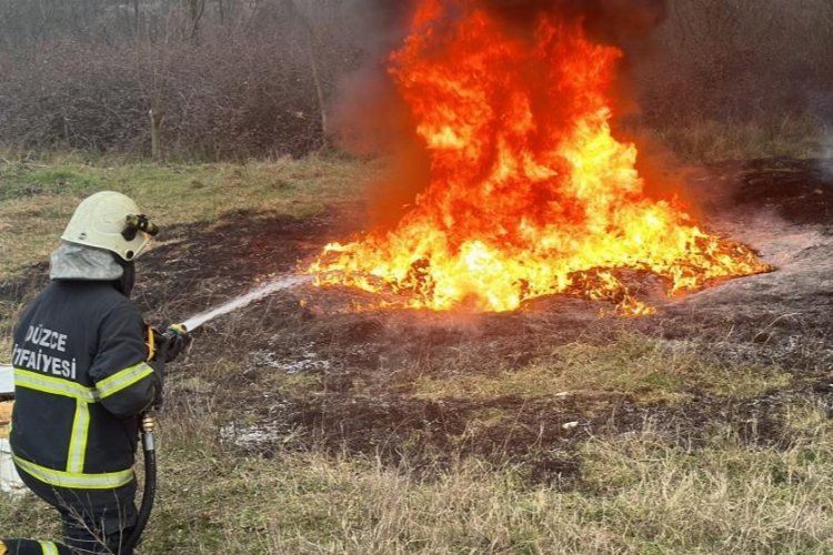 Düzce İtfaiyesi’nden ‘anız’ uyarısı
